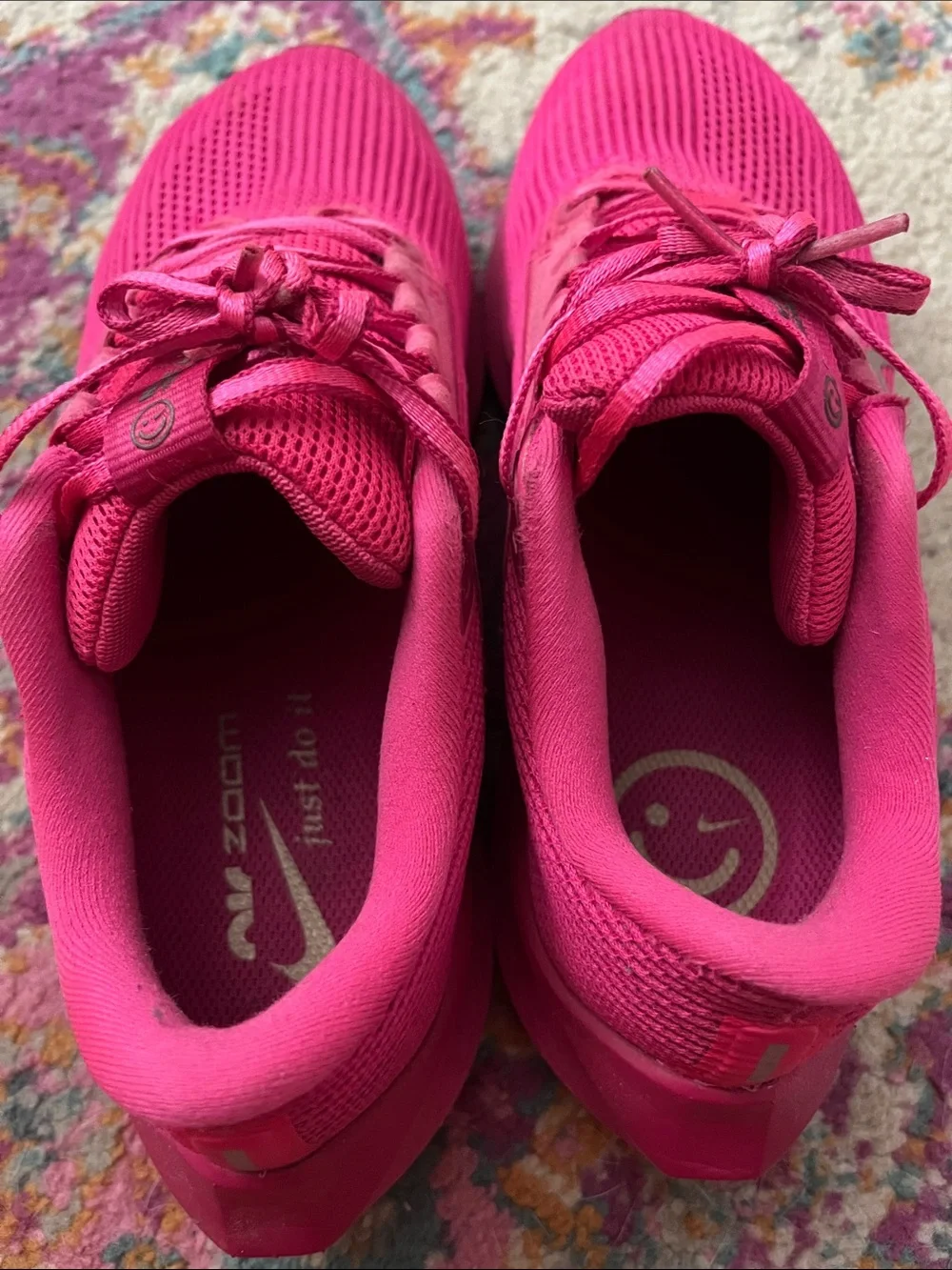 Nike Air Zoom Pegasus 40 Fierce Pink Gold Running Shoes Women’s Size 7